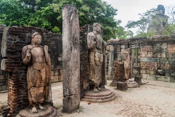 Hatadage Antico Santuario Reliquia Nella Città Polonnaruwa Sri Lanka — Foto Stock
