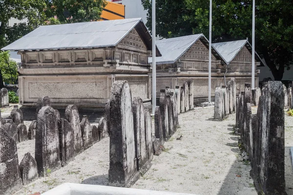 Cmentarz Stary Piątek Meczet Hukuru Miskiiy Male Maldives — Zdjęcie stockowe