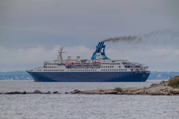 Tallinn Estonia Agosto 2016 Crucero Saga Pearl Tallin Estonia — Foto de Stock