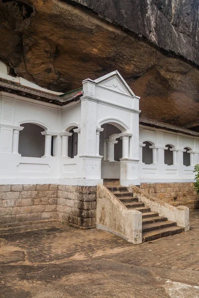 Extérieur Temple Grotte Dambulla Sri Lanka — Photo