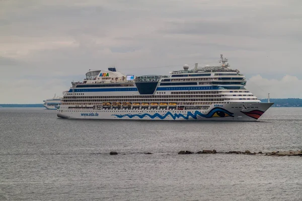 Tallinn Estonia August 2016 Aida Diva Cruise Ship Tallinn Estonia — ストック写真