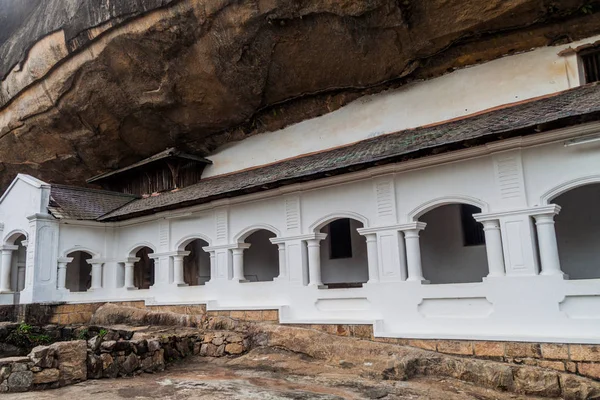 Extérieur Temple Grotte Dambulla Sri Lanka — Photo