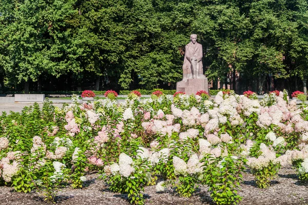 Statue Rainis Parc Esplanade Riga Lettonie — Photo