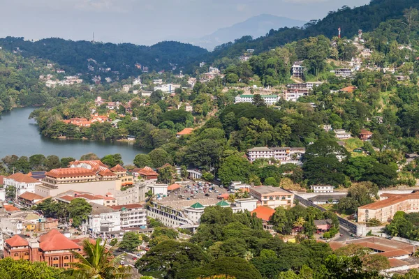 Vue Aérienne Kandy Sri Lanka — Photo