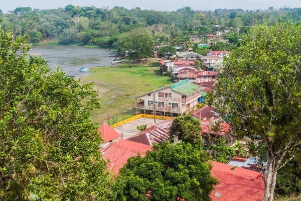尼加拉瓜的鸟瞰图村 — 图库照片