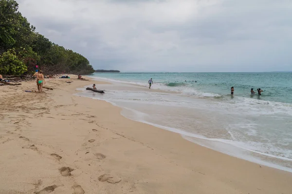 Isla Zapatilla Παναμάς Μαΐου 2016 Παραλία Στο Νησί Της Isla — Φωτογραφία Αρχείου