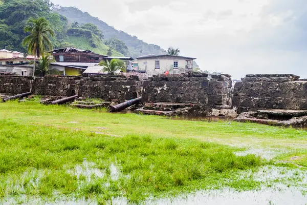 Крепость Фуэрте Сан Джеронимо Деревне Портобело Панама — стоковое фото