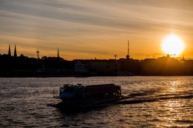Helsinki, Finlandiya akşam manzarası
