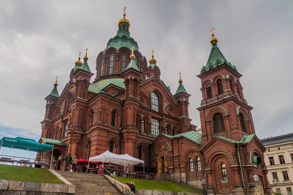 HELSINKI, FINLAND - AUGUST 25, 2016: Uspenski Cathedral in Helsinki, Finland