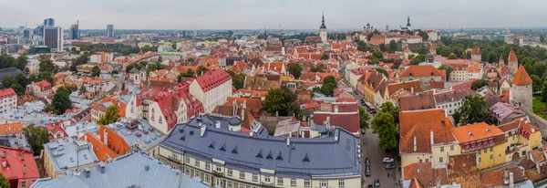 Panorama Van Oude Stad Van Tallinn Estland — Stockfoto