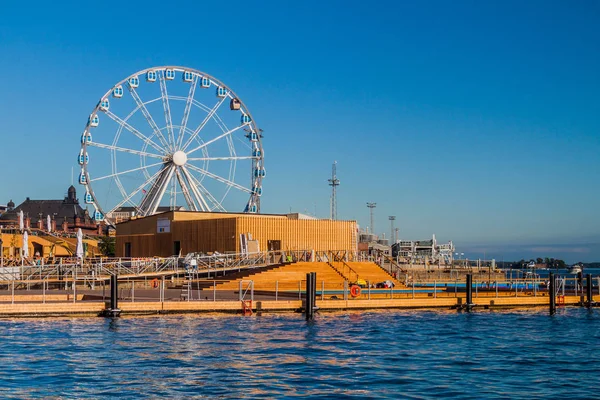 Helsinki Finland August 2016 View Finnair Skywheel Helsinki — Stock Photo, Image