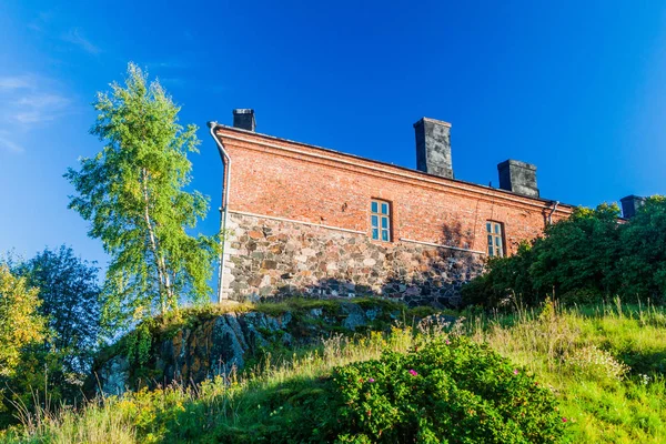 Будівництво Suomenlinna Sveaborg Морському Острові Фортецю Гельсінкі Фінляндія — стокове фото