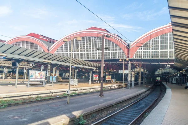 哥本哈根 2016年8月26日 哥本哈根中心驻地的看法 主要火车站在哥本哈根 — 图库照片