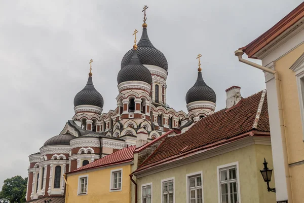 Catedral Ortodoxa Alexander Nevsky Tallin Estonia —  Fotos de Stock