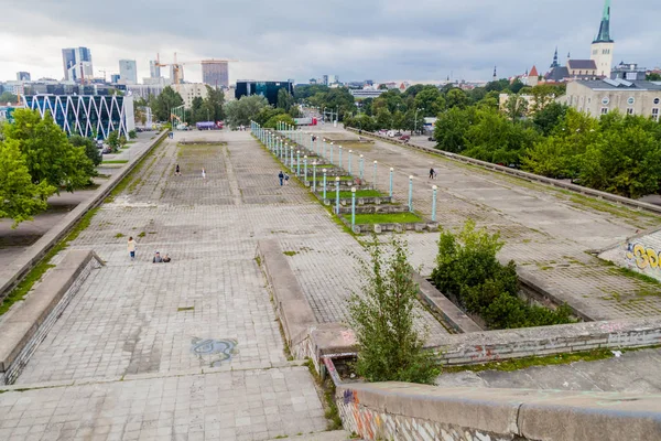 Tallinn Estonya Ağustos 2016 Eski Sovyet Spor Kültürel Karmaşık Linnahall — Stok fotoğraf