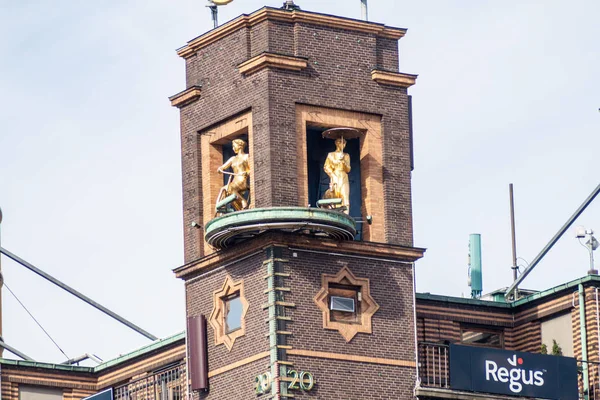 Copenhagen Denmark August 2016 Weather Girls Richs Building Copenhagen Denmark — Stock Photo, Image