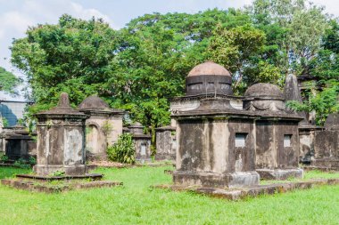 Mezarlar South Park Street mezarlık Kolkata, Hindistan