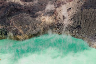 Krater Gölü Santa Ana volkan, El Salvador