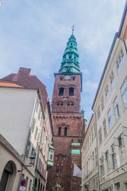 Kopenhag, Danimarka eski St. Nicholas Kilisesi'nin Kulesi