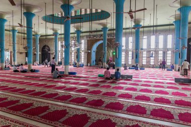 Dakka, Bangladeş - 20 Kasım 2016: İç Baitul Mukarram dakka, Bangladeş'te Ulusal Camii