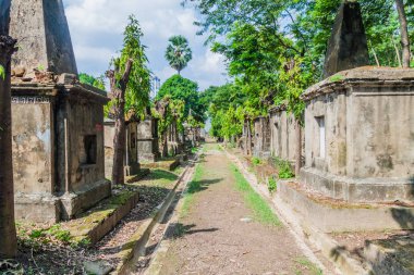 Mezarlar South Park Street mezarlık Kolkata, Hindistan