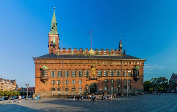 Copenhagen Danimarca Agosto 2016 Municipio Copenaghen Danimarca — Foto Stock