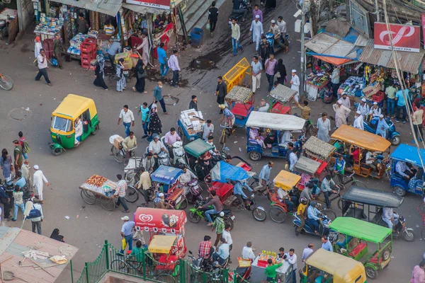 Delhi India October 2016 Street Traffic Center Delhi India — Stock Photo, Image