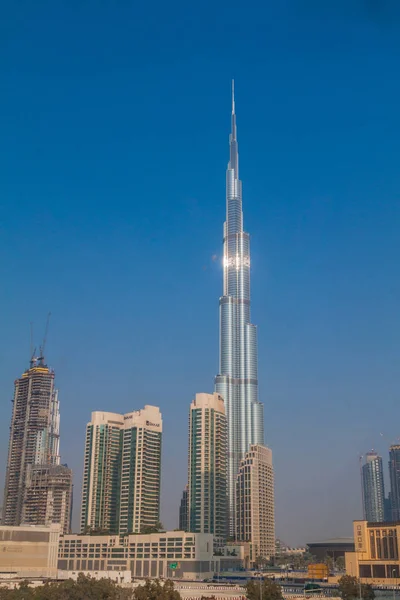 Rascacielos Burj Khalifa Dubai Emiratos Árabes Unidos — Foto de Stock