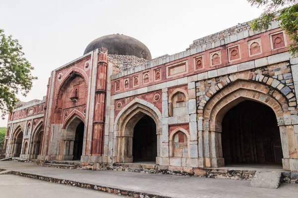 Mezquita Tumba Jamali Kamali Ubicada Complejo Archaeological Village Mehrauli Delhi — Foto de Stock