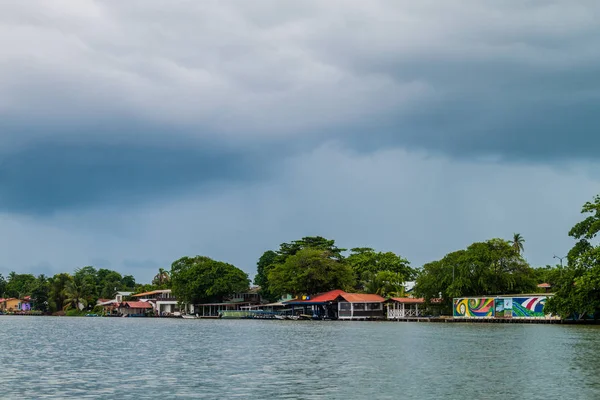 Nuvole Tempestose Sul Villaggio Tortuguero Costa Rica — Foto Stock