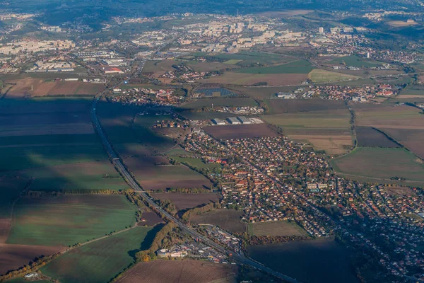 Rudna kasaba ve Prag/Schaffhausen, Çek Cumhuriyeti Hava görünümünü