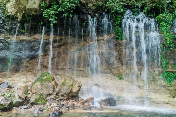 Een Van Chorros Calera Reeks Watervallen Buurt Van Dorp Juayua — Stockfoto