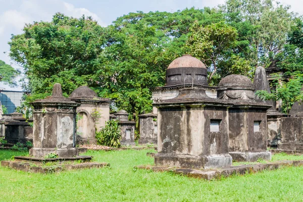 Gravar South Park Street Cemetery Kolkata Indien — Stockfoto