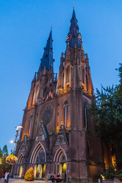 Eindhoven Países Bajos Agosto 2016 Iglesia Santa Catherina Eindhoven Países — Foto de Stock