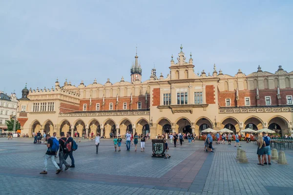 Krakow Poland September 2016 Cloth Hall Market Square Krakow Poland — Stock Photo, Image