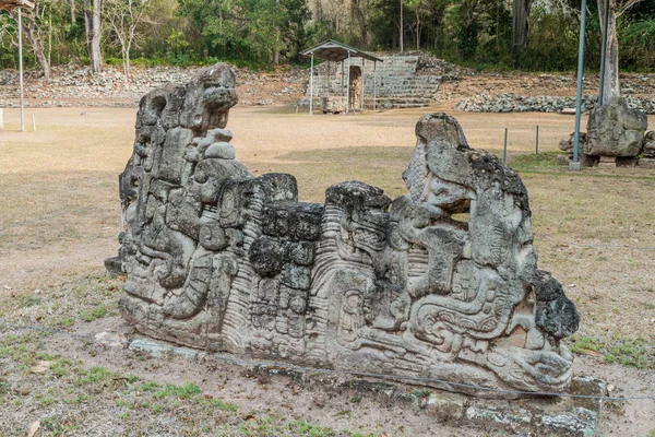 Ruiny Archeologiczne Copan Honduras — Zdjęcie stockowe