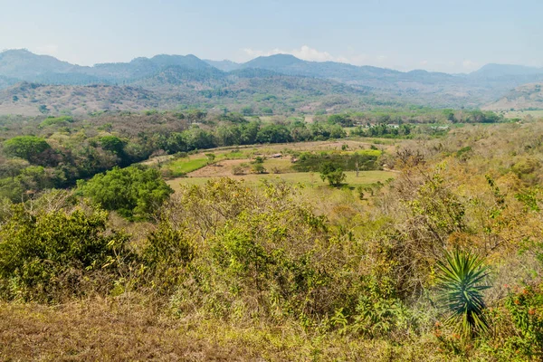 Yakınlarında Copan Ruinas kasaba, Honduras manzara