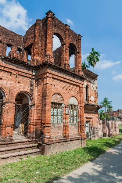 Casa Ruinas Ciudad Histórica Panam Panam Nagor Bangladesh — Foto de Stock