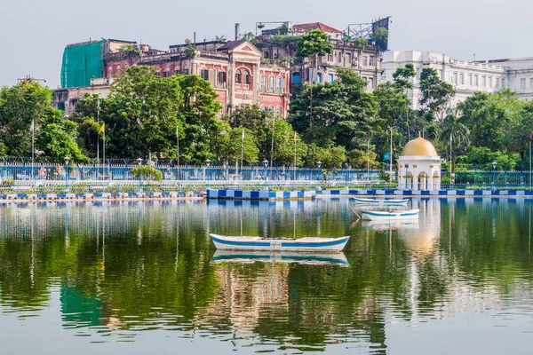 Kleine Vijver Maidan Park Kolkata India — Stockfoto