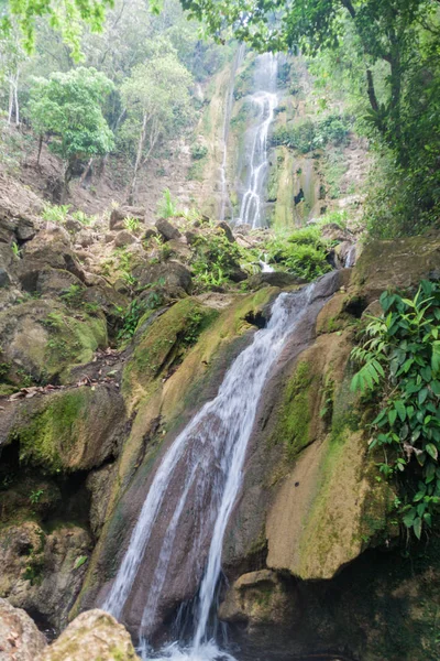 Waterval Buurt Van Yojoa Lake Honduras — Stockfoto