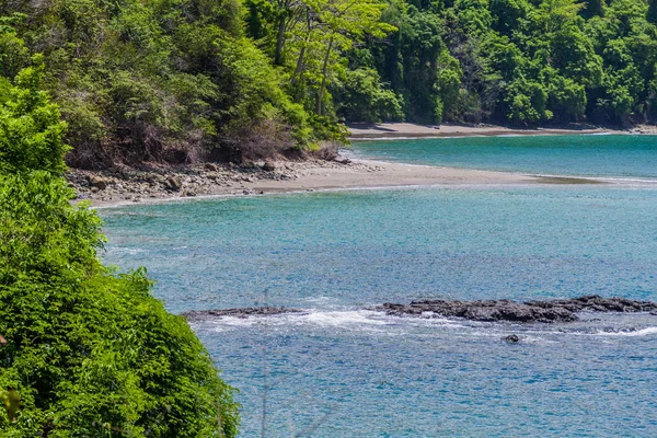 Okyanus Kıyısında Içinde Milli Parkı Manuel Antonio Kosta Rika — Stok fotoğraf