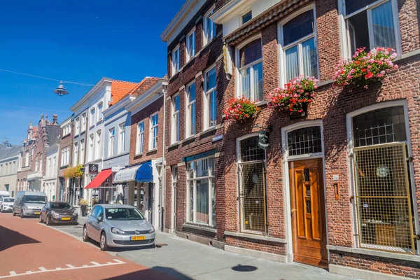 Den Bosch Nizozemsko Srpna 2016 Staré Cihlové Domy Městě Den — Stock fotografie