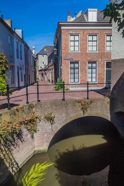 Casas Antiguas Canal Den Bosch Países Bajos — Foto de Stock