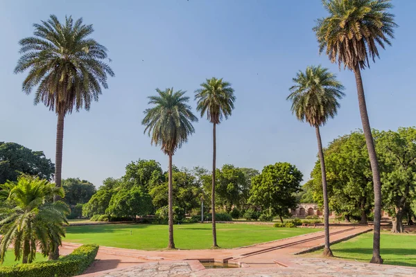Garden Humayun Tomb Delhi India — Stock Photo, Image