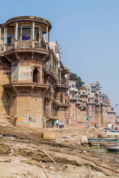 Varanasi Hindistan Ekim 2016 Görünüm Varanasi Hindistan Nehir Ganj Kıyısında — Stok fotoğraf