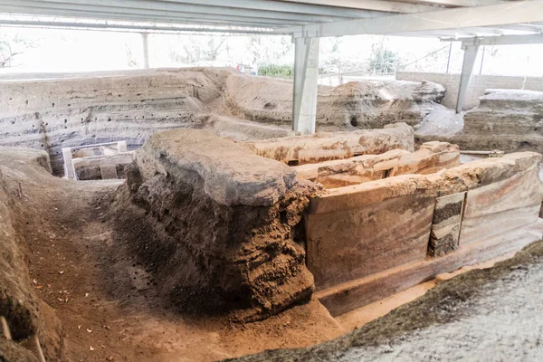 Joya Ceren Archaeological Site Salvador — 스톡 사진