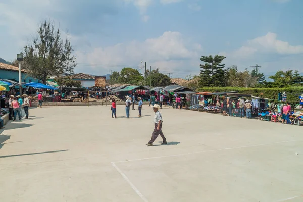 San Manuel Colohete Ονδούρα Απριλίου 2016 Άποψη Της Αγοράς Υπάρχει — Φωτογραφία Αρχείου
