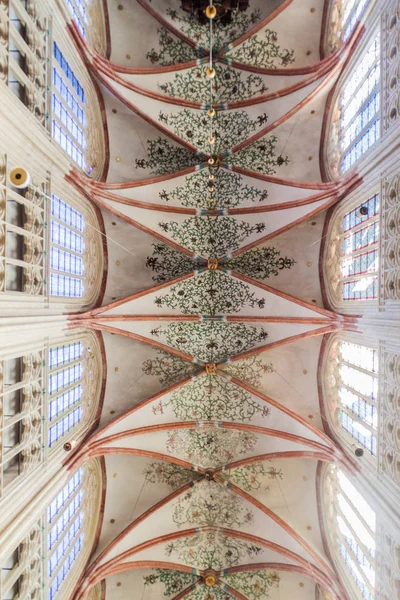 Den Bosch Netherlands August 2016 Interior Gothic Saint John Cathedral — стоковое фото