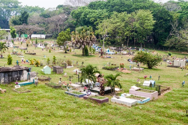 Cmentarz Wiosce San Buenaventura Honduras — Zdjęcie stockowe