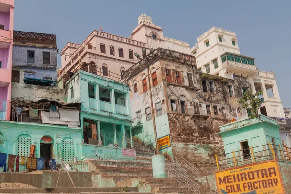 Varanasi Hindistan Ekim 2016 Varanasi Hindistan Kutsal Nehir Ganj Nehir — Stok fotoğraf